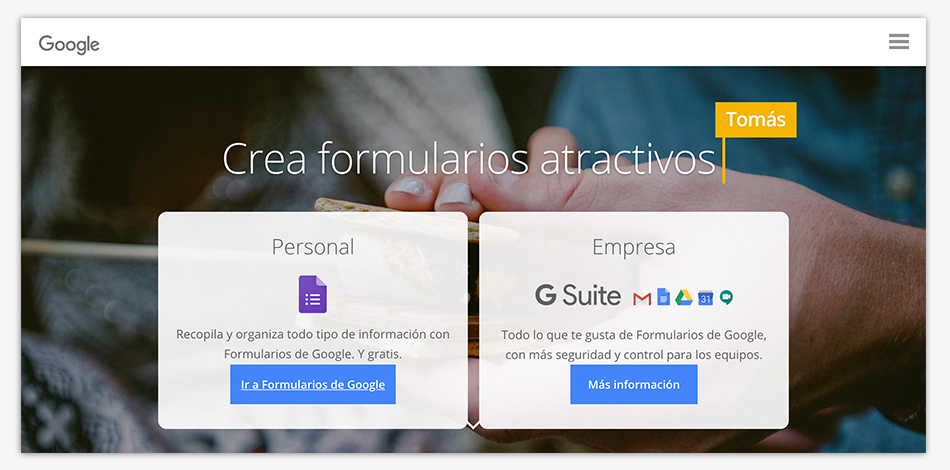 google form, formularios de google, encuesta online, ux, usabilidad,