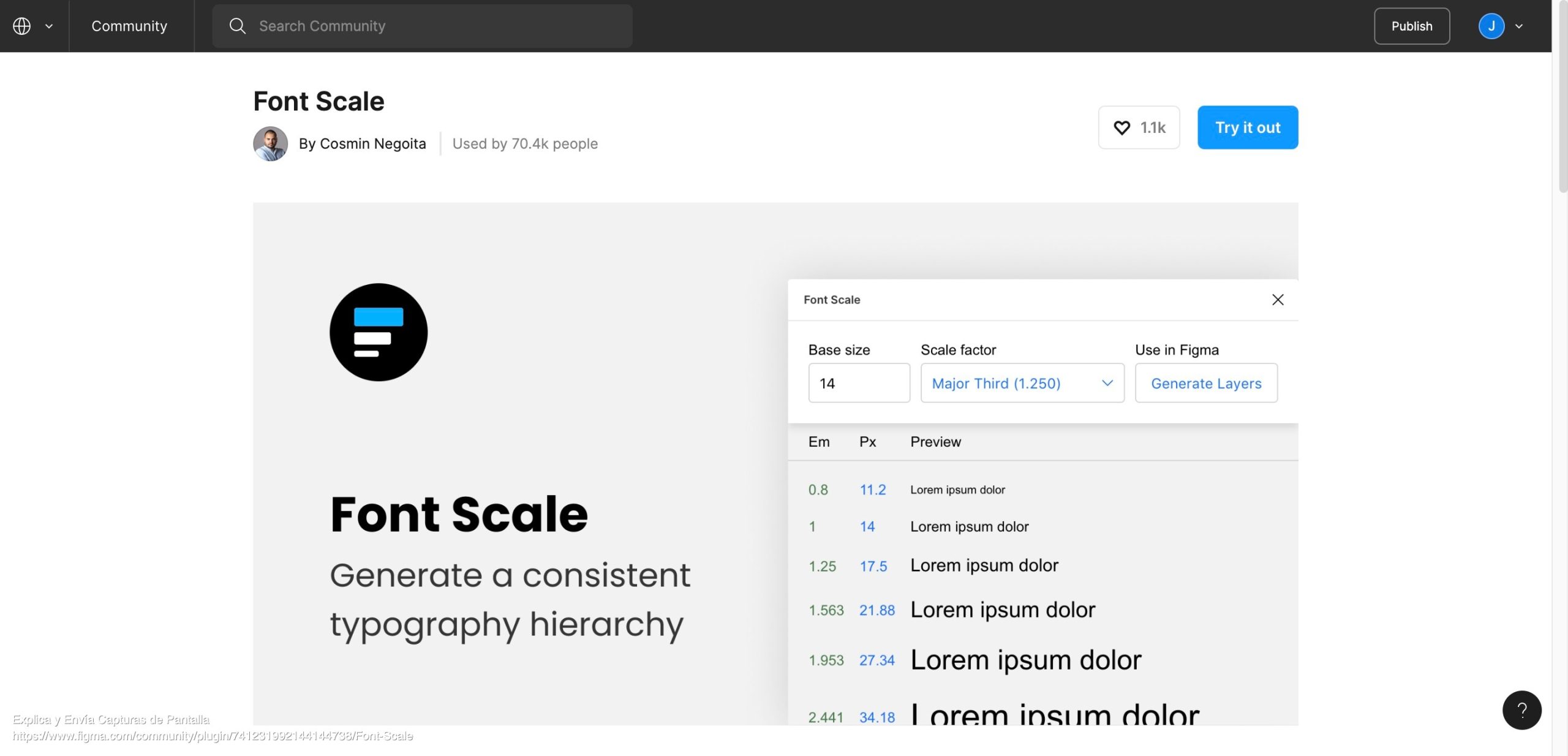 Font scale, plugin figma, figma,